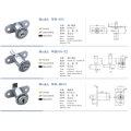 Serrures de meubles en alliage de zinc MOK de 16 mm de longueur